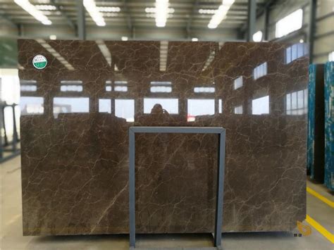 China New Chinese Bronze Armani Brown Marble Slabs For Hotel Tiles With