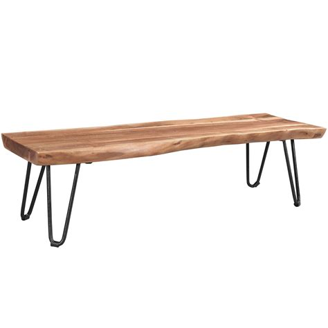 wanderloot-mojave-live-edge-sustainable-solid-acacia-wood-dining-bench