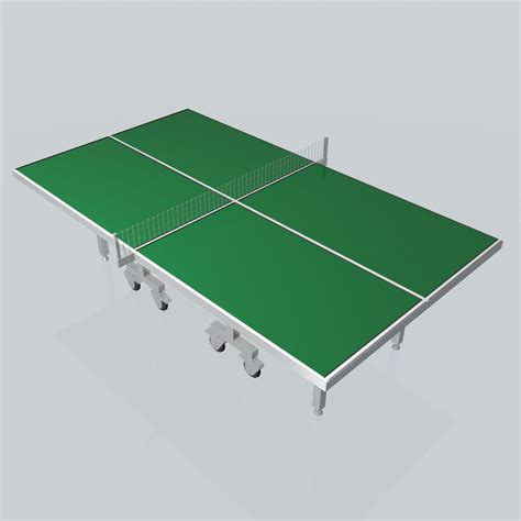 ping pong table 3d model 19 max fbx 3ds free3d