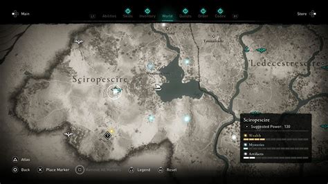 Assassins Creed Valhalla Sciropescire Treasure Hoard Map Guide