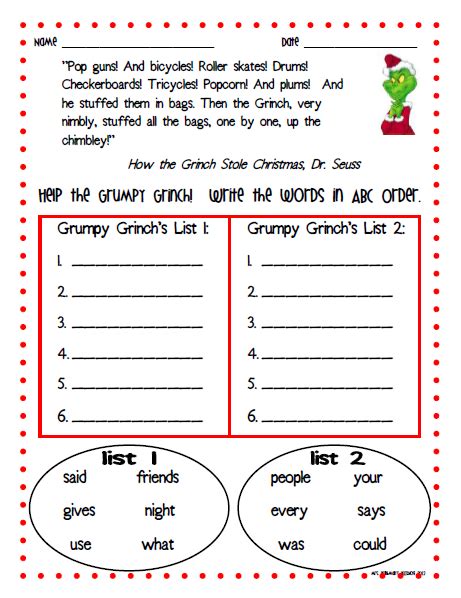 Mrs Brinkmans Blog How The Grinch Stole Christmas