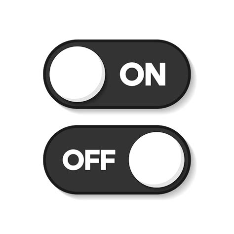 Premium Vector On And Off Icon Editable Switch Button Vector Sign