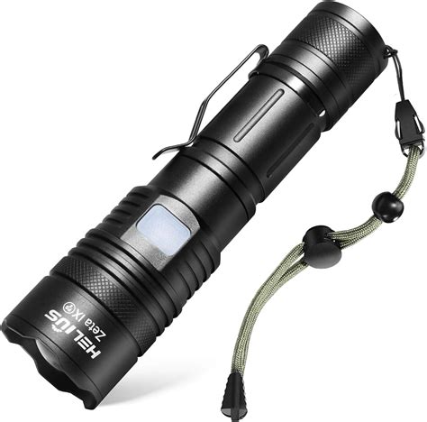 Asort Helius Super Bright Rechargeable Usb Led Flashlights High Lumens