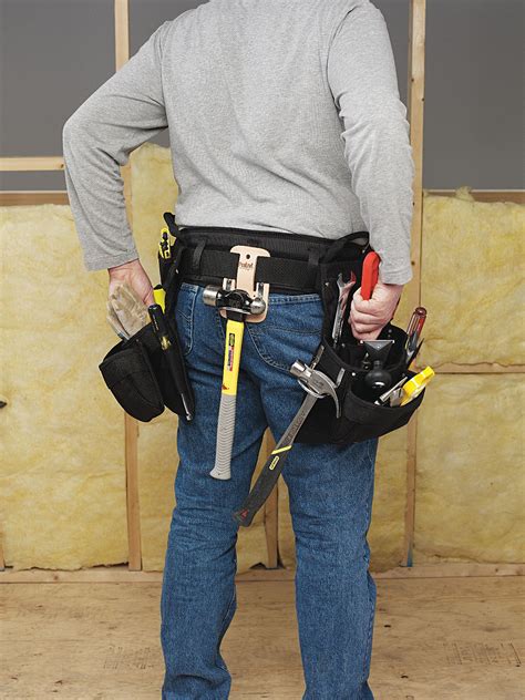 Clc Black Tool Belt Polyester 29 In To 46 In Waist Size Number Of