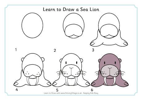 Maybe you would like to learn more about one of these? Learn to Draw a Sea Lion