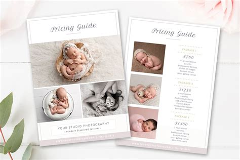 Keep your photographer pricing list current by monitoring your costs. Photographer Price List Template | Creative Flyer ...