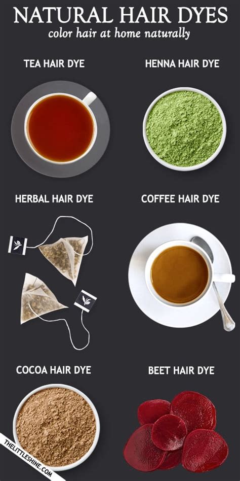 Top Natural Hair Dyes How To Color Your Hair At Home The Little Shine