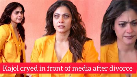 Kajol Devgan Crying And Angry On Media After Divorce With Ajay Devgan 😥
