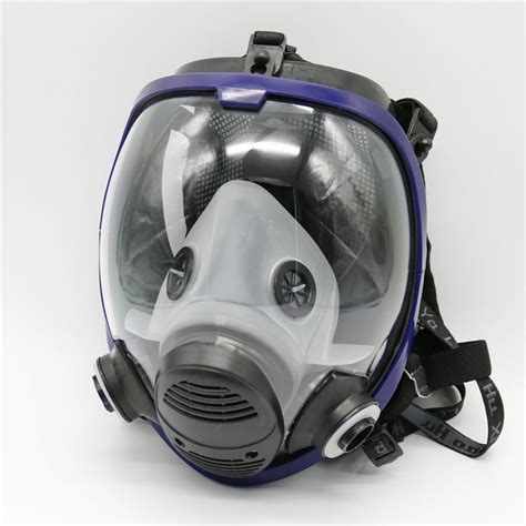 Full Face Gas Mask 7 Piece Set Chemical Respirator For Painting