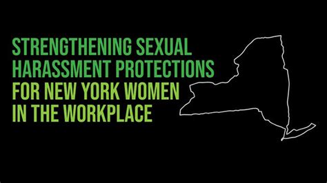 Strengthening Sexual Harassment Protections For Ny Women In The