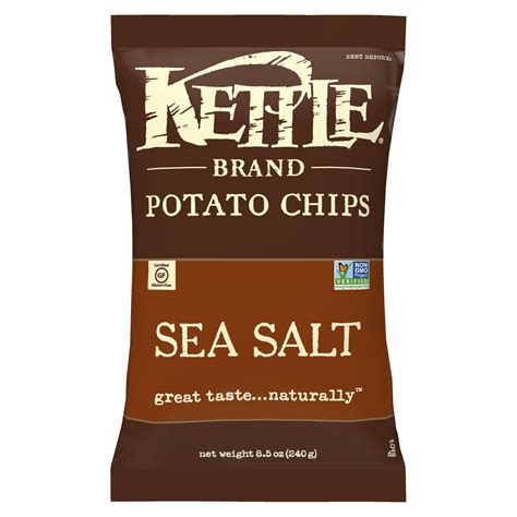 Kettle Brand Sea Salt Potato Chips 85 Oz