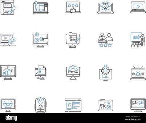 Mainframe Line Icons Collection Ibm Cobol Legacy Fortran Batch Jcl Db Vector And Linear