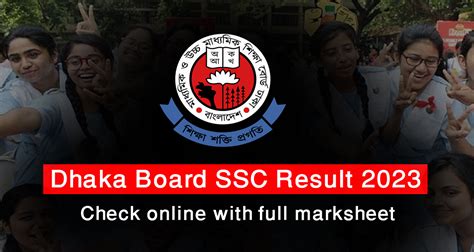 Ssc Result 2023 Dhaka Board Bd
