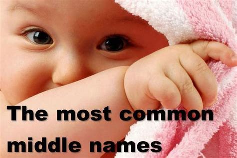 Most Common Middle Names