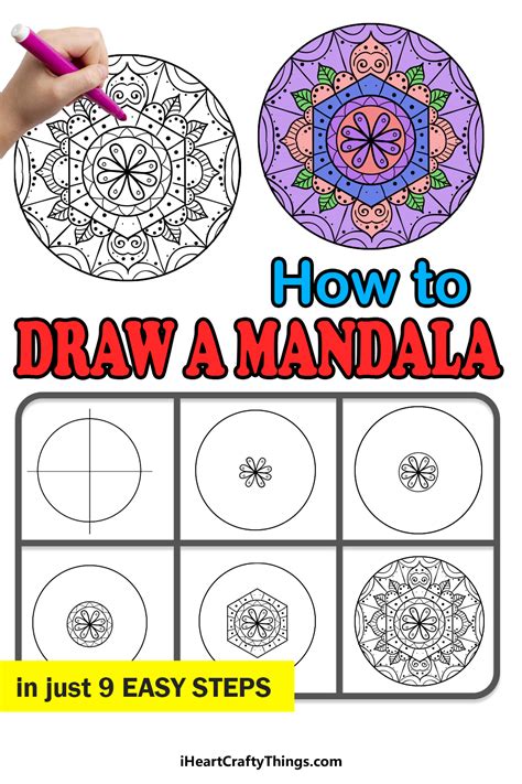 How To Make Mandala Drawing Step By Step