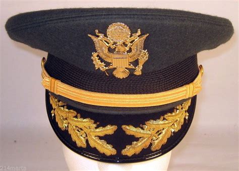 Us Army Field Grade Officer Service Dress Greens Hat Cap Bullion 6 78