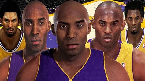 Kobe Bryant From Nba 2k To Nba 2k16 Youtube