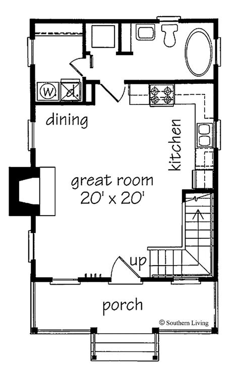 800 Square Foot House Plans 1 Bedroom In 2020 1 Bedroom House Plans