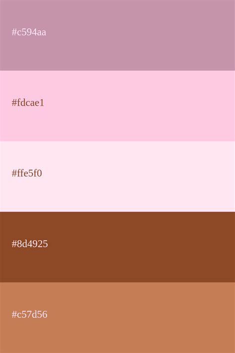 Paletas De Color Rosa Combinaciones Y Códigos