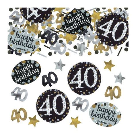 Sparkling Celebration 40th Birthday Confetti 34g 40th Birthday