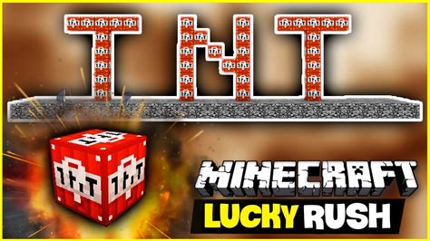Mega Tnt Lucky Block Action Minecraft Lucky Rush Youtube