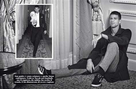 Novak Djokovic Vogue Magazine Photoshoot Novak Djokovic Vogue Magazine Celebrity Style