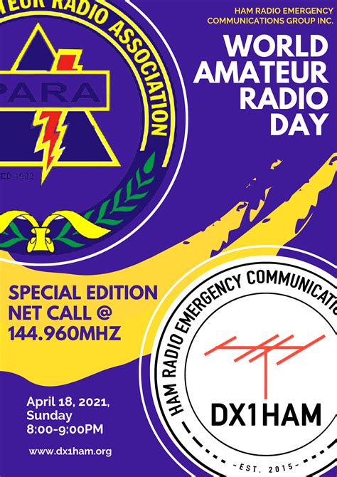 Dx1ham World Amateur Radio Day Celebration