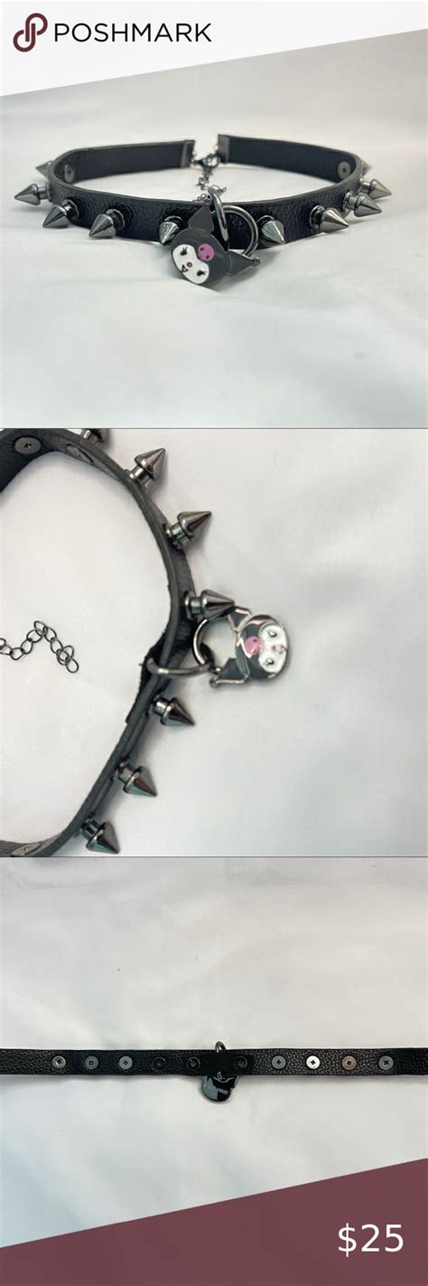 Sanriodolls Kill Spike Choker Necklace With Sanrio Charm Spiked