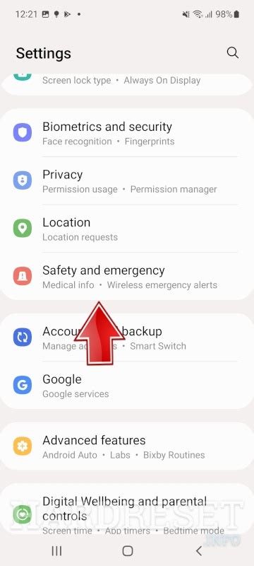 How To Put Emergency Information On Samsung Galaxy A G Hardreset Info