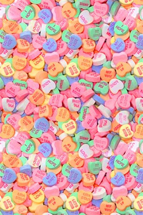 Candy Hearts Valentines Wallpaper Sweetheart Candy Converse With Heart
