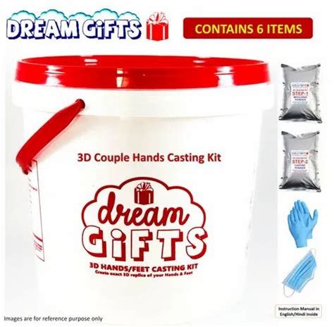 Powder Yellow Couple Hands Casting Kit Small For Ting Box Packed At Rs 949piece In Vadodara
