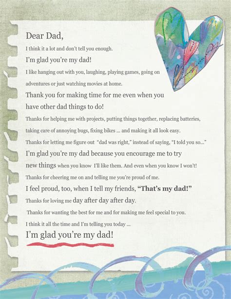 Love Letter Dear Dad Digital Download Marianne Richmond