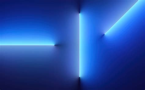 Download Modern Styled Blue Led Lighting Wallpaper