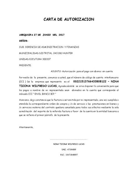 Carta De Autorizacion Para Gestion De Documentos Rastianx1