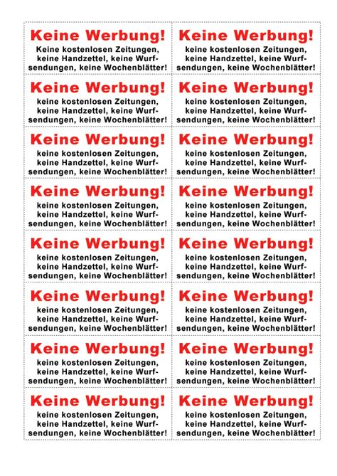 Irgendwann konnte ich es nicht mehr sehen. File:Keine-Werbung-Aufkleber.jpg - Wikimedia Commons