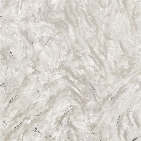 Sample Titania Marble Texture Wallpaper In Silver From The Polished