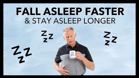 How To Fall Asleep Faster And Stay Asleep Longer No Meds Youtube