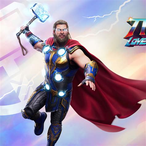 1024x1024 Thor Love And Thunder Marvel Avengers 1024x1024 Resolution Hd