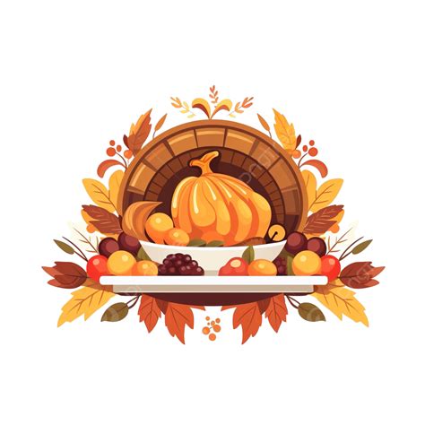 Flat Design Style Happy Thanksgiving Day Logotype Badge And Icon