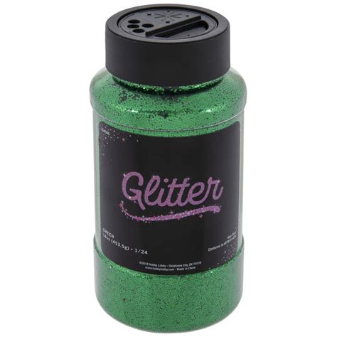 Green Glitter 16 Ounce Hobby Lobby 264846