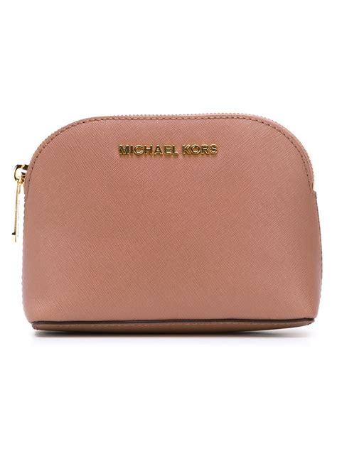 Michael Michael Kors Cindy Makeup Bag In Pink Lyst