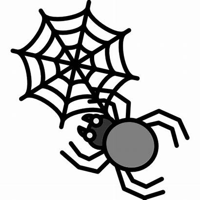 Spider Silhouette Clip Transparent Web Cobweb Library