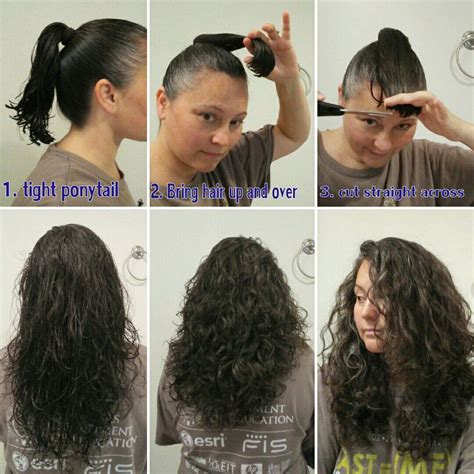 How To Cut Curly Hair In Layers Step By Step Tutorial Artofit
