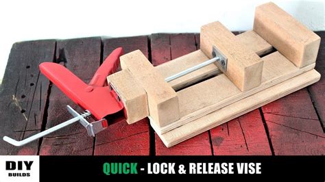 Make A Wooden Drill Press Vise Diy Homemade Vise Diy