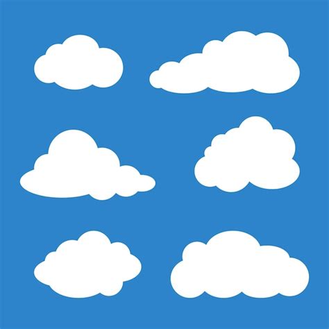 Premium Vector Set Of Clouds Illustration
