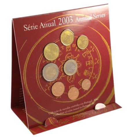 2003 Portugal Official Euro Coin Set Bu Mynumi