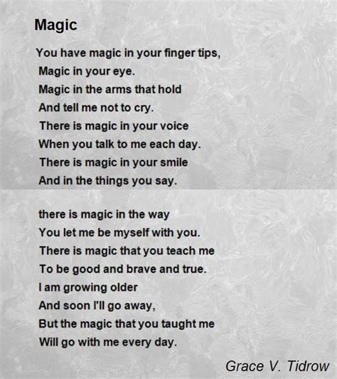 Magic Poems