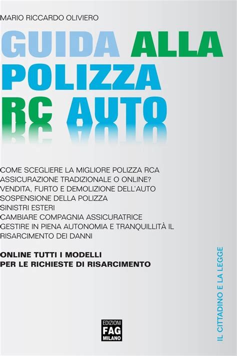 Guida Alla Polizza Rc Auto Ebook Mario Riccardo Oliviero