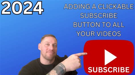 How To Add A Clickable Subscribe Button In 2024 Youtube