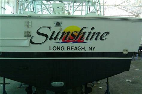Permanent/outdoor vinyl is great to use on most flat and smooth surfaces and can withstand rain, sun, and some movement. BOAT LETTERING-DO IT YOURSELF-VINYL LETTERING-BOAT GRAPHICS-CUSTOM | Lettering design, Lettering ...